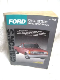 HAYNES CHILTON CLYMER  Service Manual FORD Pick-Up 1965-1996 F100-F350 Bronco RV