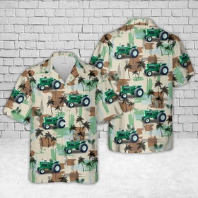 Oliver 1950 T Tractors Hawaiian Shirt