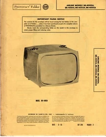 Sams Photofacts Tech TV Manuals  (You Choose Model) See Description Below B-6