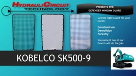 Defender Window Guard Kobelco SK500-9