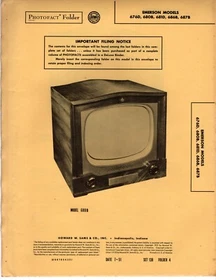 Sams Photofacts Tech TV Manuals  (You Choose Model) See Description Below B-6