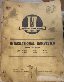 IH INTERNATIONAL HARVESTER PARTS & SERVICE MANUALS, CASE, NH, FORD