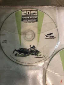 2015 Arctic Cat Service Manual CD ATV Snowmobile Side by Side