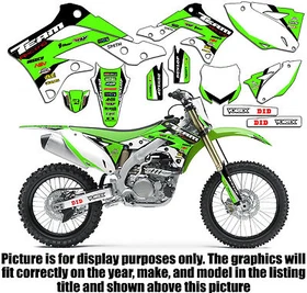 1996-1998 KAWASAKI KX 125 250 KX125 KX250 GRAPHICS KIT DECALS DECO STICKERS 1997