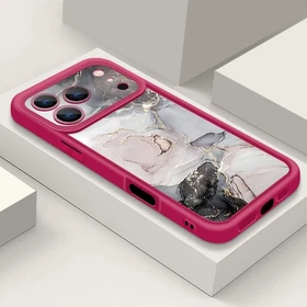 Phone Case For iPhone 17 Pro Max 17e 16 15 14 13 16e Marble Silicone Soft Cover