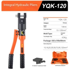 YQK70/120/240/300 Integrated Manual Hydraulic Crimping Pliers for Wire Terminals