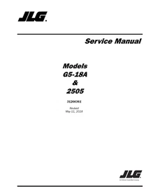 JLG Telehandlers MANUALS OWNERS SERVICE PARTS List Schematics IPLs Workshop