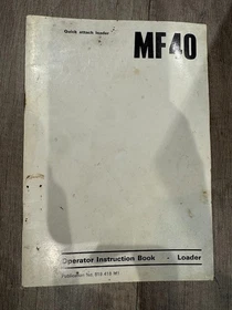 Vintage Massey Ferguson MF Ferguson System Brochure & Manuals