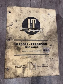 Vintage Massey Ferguson MF Ferguson System Brochure & Manuals