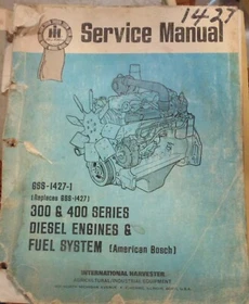 IH INTERNATIONAL HARVESTER PARTS & SERVICE MANUALS, CASE, NH, FORD