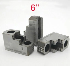Hard Jaws for Kitagawa B-210 1.5mmx60 CNC Lathe Chuck Steel 3pc Metalwork Hold