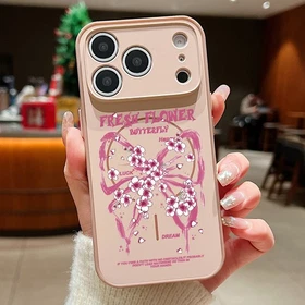 Cute Bow Magsafe Phone Case For iPhone 16 17 Pro Max 15 14 13 Shockproof Cover