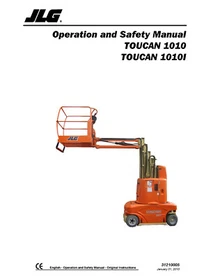 JLG Toucan Vertical Lifts OWNERS PARTS SERVICE Manuals Schematics - MANY MODELS