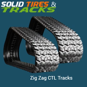 2 Rubber Tracks 18" 450x86x55 fits Case TR320, TR340, TV370, TV450 for Snow, Mud
