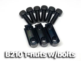 10" T Nut Set for Kitagawa B210 - 4140 chromoly steel 30 HRC - Set of 3 w/bolts
