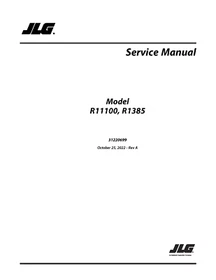 JLG Telehandlers MANUALS OWNERS SERVICE PARTS List Schematics IPLs Workshop