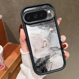 For Google Pixel 10 9 Pro XL 8A 8 Marble Silicone TPU Back Soft Phone Case Cover