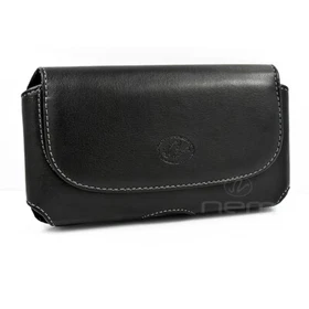 Wider Horizontal Leather Pouch Fits with Hard Shell Case 4.84 x 2.63 x 0.68 inch