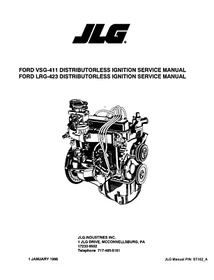 JLG Boom Lifts MANUALS OWNERS SERVICE PARTS Lists Schematics Maintenance Safety