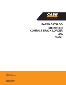 Case 450, 450CT Skid Steer Compact Track Loader Parts Catalog