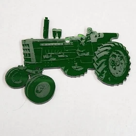 Oliver 1950T Tractor Laser Engraved Hanging Car Ornament Decoration