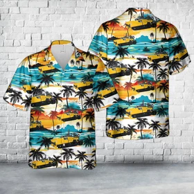 Volvo PF6110 Asphalt Paver Hawaiian Shirt