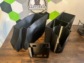 Kubota SVL 75-3 "3 Piece Cab Storage Kit" Hidden Left + Right + Phone Mount