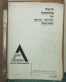 Allis-Chalmers Parts Lists/Catalogs Tractors Trucks Diesel Units Gradebuilders..