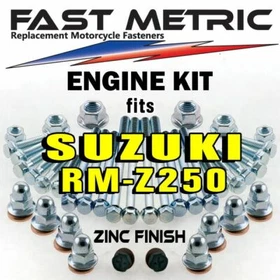Suzuki RM-Z250 Engine Rebuild Bolt Kit | FACTORY style ZINC Fasteners