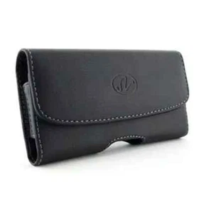 Horizontal Leather Case Belt Loops & Clip Pouch Holster 4.65 x 2.44 x 0.49 inch