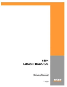 Case 680H Loader Backhoe Service Manual Repair Shop Book