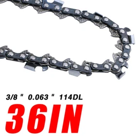 36 Inch Chainsaw Chain Full Chisel 3/8"-.063"-114DL For Stihl MS441/381/660 etc.