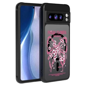 For Google Pixel 10 Pro XL 9 Pro XL 7A 8 Bow Pattern Acrylic Magnetic Case Cover