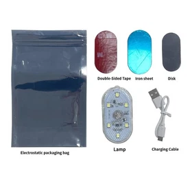 Wireless Led Lights for Car Interior, Car Led Lights Interior, USB Rechargeable