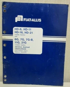 Fiat-Allis Service Manuals Tractors Hydraulics Loaders Transmission Crawler