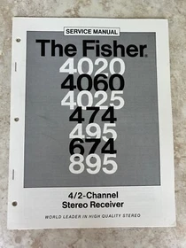 FISHER SERVICE MANUALS - ALL ORIGINAL
