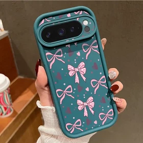 Cute Bow TPU Case For Google Pixel 10 9 Pro XL 8 Pro 7A 8A Drop Protection Cover
