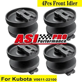 1/2/3/4x Front+Rear Idler For Kubota SVL75 SVL75-2 SVL90 SVL90-2 SVL95-2 SVL97-2