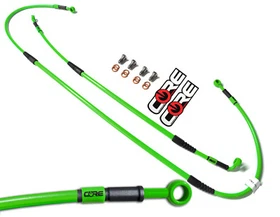 CORE MOTO MX KAWASAKI KX125 KX250 1999-2002 FRONT AND REAR BRAKE LINE KIT