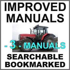 Massey Ferguson Series 8110 Tractor SERVICE MANUAL, OPERATOR, PARTS -3- MANUALS