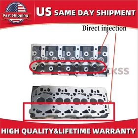 4TNE92 Cylinder Head for Yanmar Engine Case CX75 CX80 Kobelco SK75SR SK70SR-2