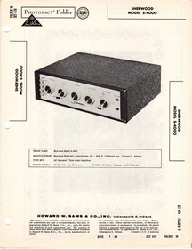 Sams Photofacts Technical Manuals (You Choose Model)  See Description Below B-4