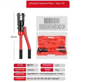 Hydraulic Crimping Pliers 120/240 Manual Hydraulic Crimping Tool for Electrici Hydraulic Crimping Pliers 120/240 Manual Hydraulic Crimping Tool for Electrici