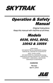 JLG Skytrak Telehandlers Manuals OWNERS PARTS SERVICE Schematics IPLs List Shop