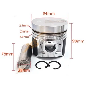 1pc S6E S6E2 S6E2T Piston Kit & Ring For Mitsubishi Engine MG100 MG150 Grader