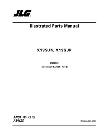 JLG Crawler Booms UTVs Lighting Towers OWNERS PART SERVICE MANUALS Schematic IPL