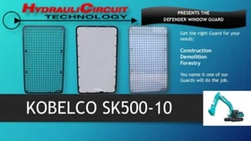 Defender Window Guard Kobelco SK500-10