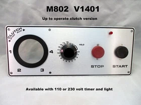 Hobart Mixer M802 V1401  Up To Run Etched ON OFF Switch & Timer  plate assy.
