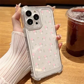 For iPhone 16E 16 Pro Max 15 14 13 12 11 Clear Anti-drop TPU Soft Case Cover