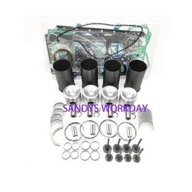 4D95 4D95S-W-1 Overhaul Rebuild Kit+connecting rod+crankshaft For Komatsu Engine